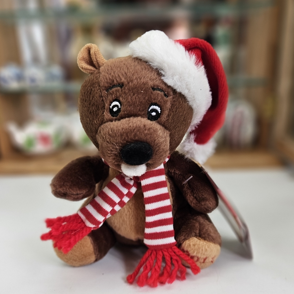 Beaver holiday plush with tgas